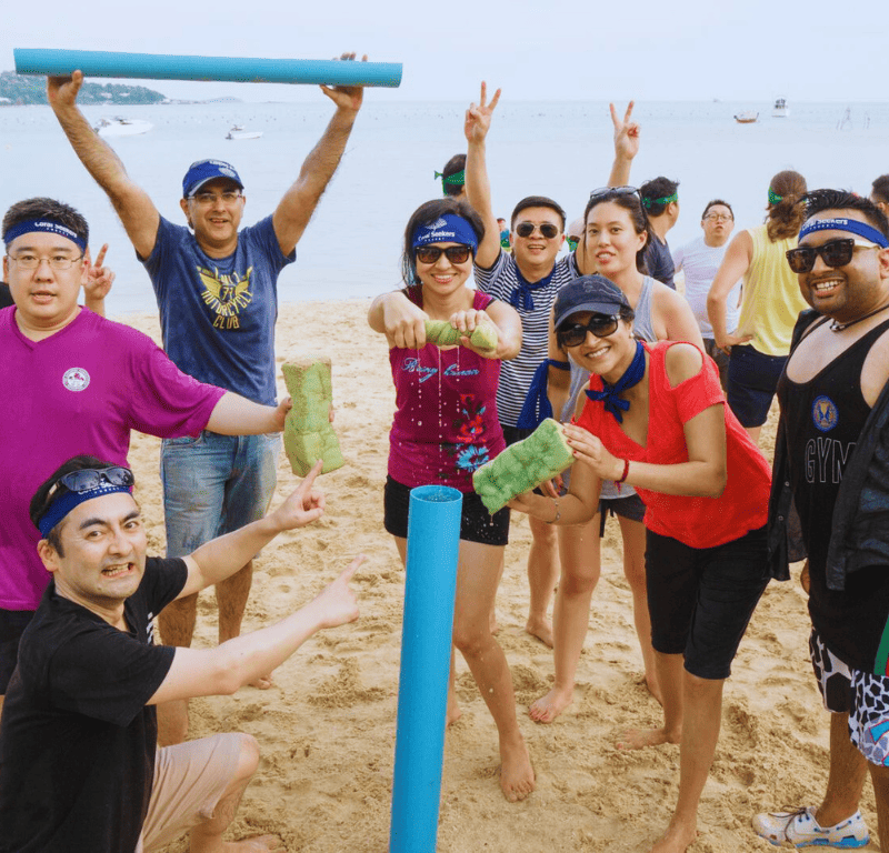 Team building specialist phuket beach games teams thrive