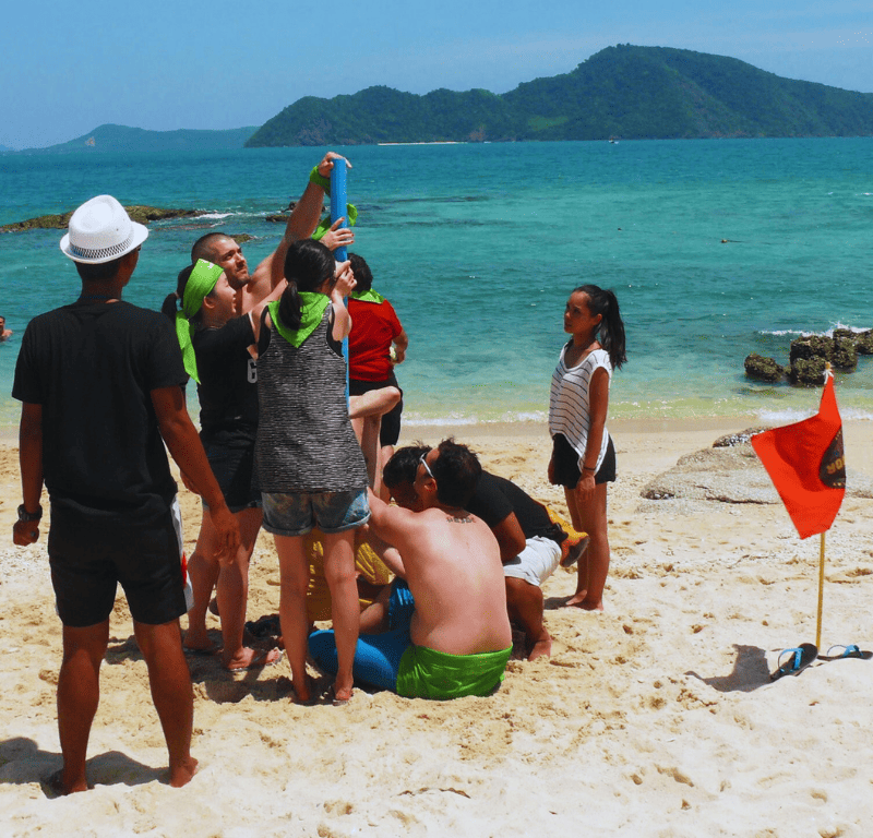Team building programs phuket with coral seekers