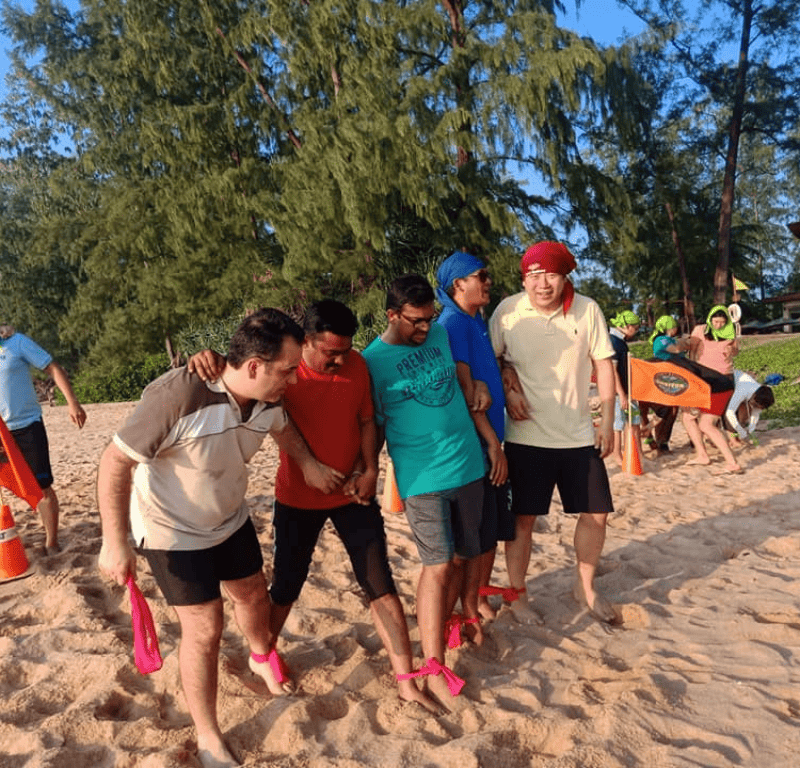 Executive team building beach activities phuket