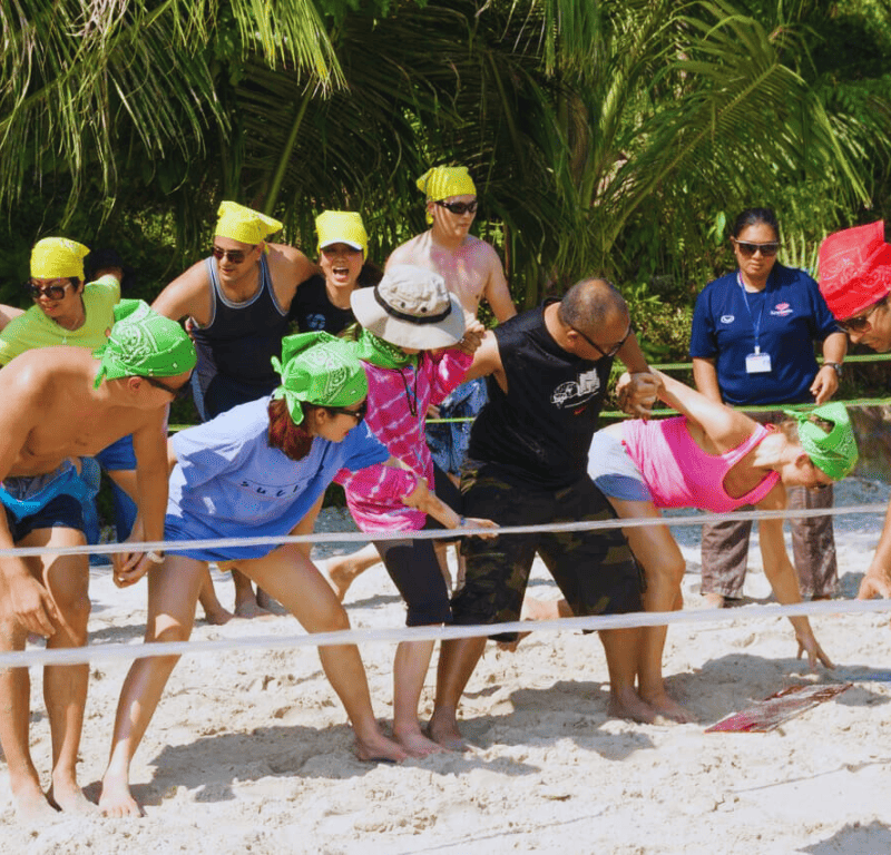 Private corporate events team building on the beach phuket