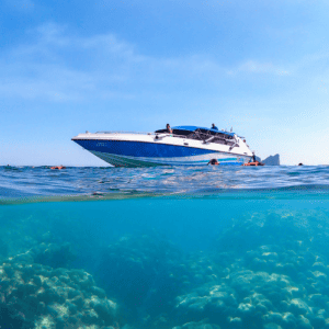Private Speedboat in Crystal Clear waters