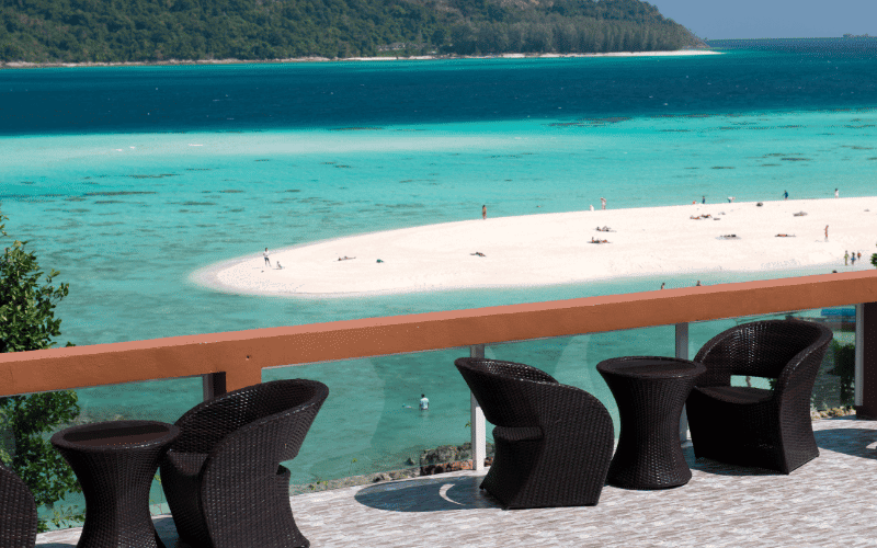 Koh lipe beach from resort